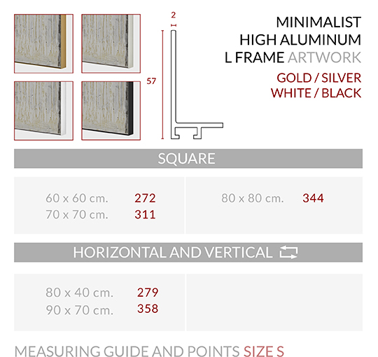 Medidas Marco Minimalist L high S